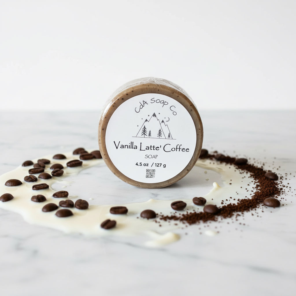 Tallow & Goat Milk W/ Honey Coffee Scrub Soap