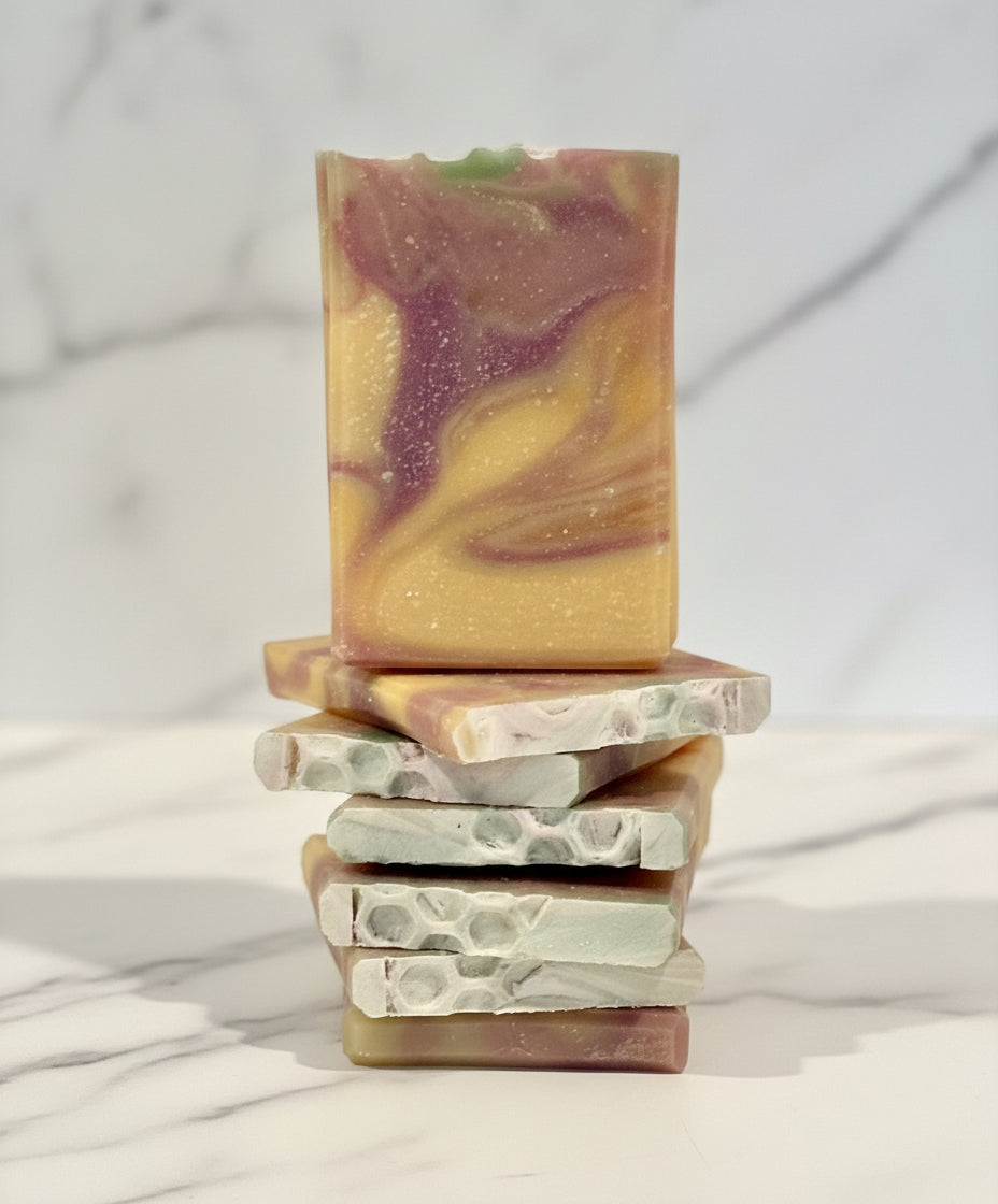 Lemon Blackberry Sage Tallow & Goat Milk W/Honey Soap