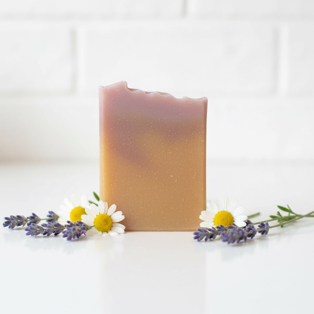 Lavender Chamomile Tallow & Goat Milk with Honey Soap