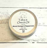 Blood Orange & Peppermint Tallow & Ostrich Oil Balm