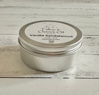 Vanilla Sandalwood Tallow & Ostrich Oil Balm