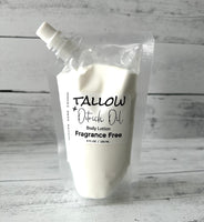 Fragrance Free Tallow & Ostrich Body Lotion