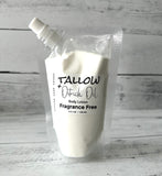 Fragrance Free Tallow & Ostrich Body Lotion
