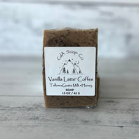 Tallow & Goat Milk W/ Honey Coffee Scrub Soap
