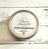 Vanilla Sandalwood Tallow & Ostrich Oil Balm