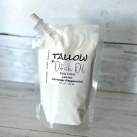 Lemon Lavender Peppermint Tallow & Ostrich Body Lotion