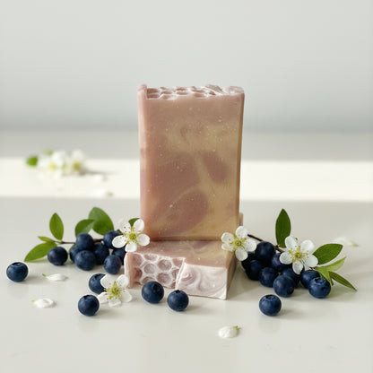 Wild Huckleberry Sugar Blossom Tallow Goat Milk & Honey Soap