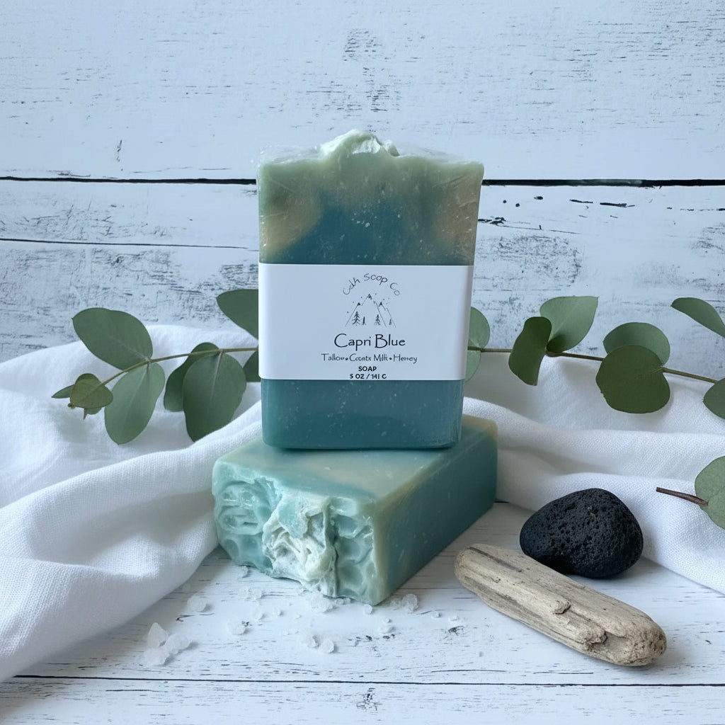 Capri Blue Tallow & Goat Milk W/ Honey Soap