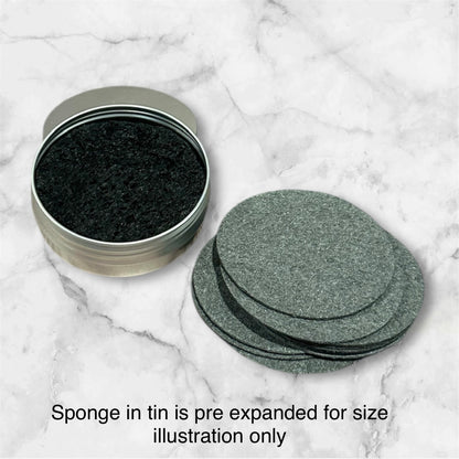 Black Cellulose Facial Sponges