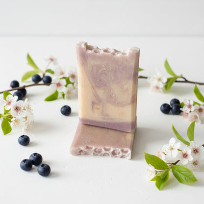 Wild Huckleberry Sugar Blossom Tallow Goat Milk & Honey Soap