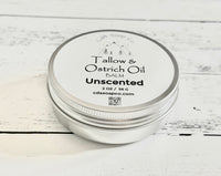 Unscented Tallow & Ostrich Oil Balm