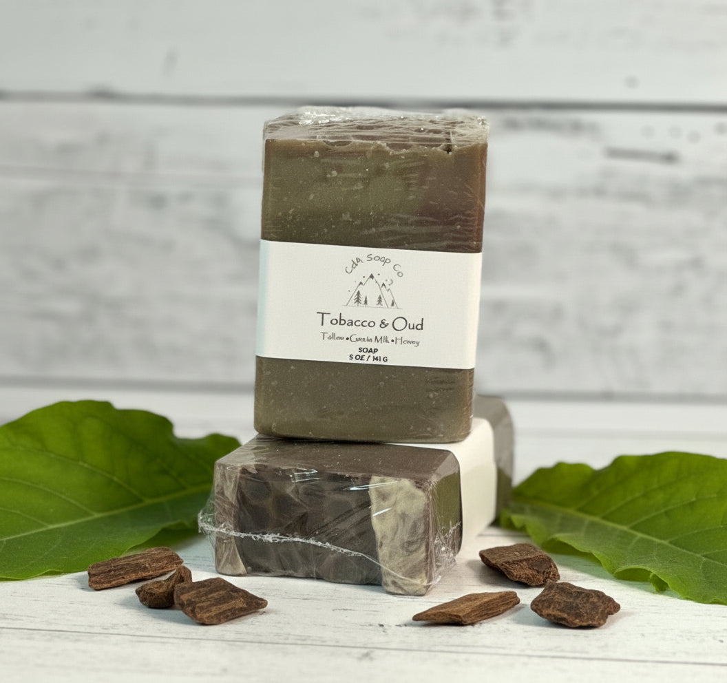 Tobacco & Oud Tallow & Goat Milk with Honey Soap