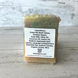 Lemon Lavender Peppermint Tallow Goat Milk & Honey Soap