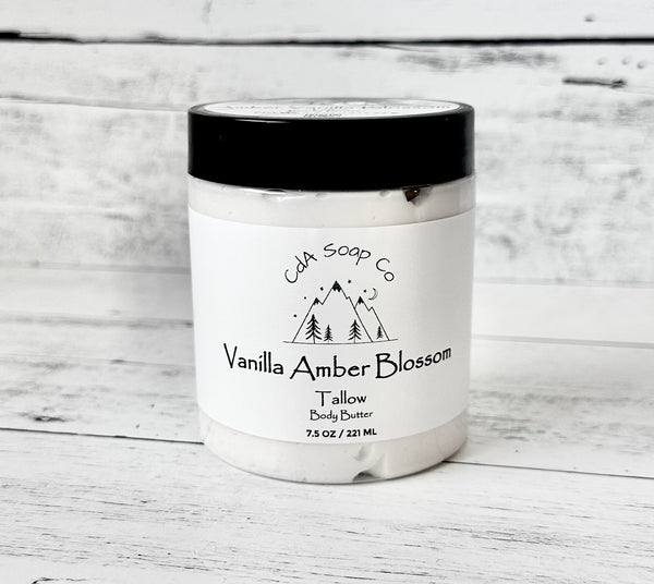 Vanilla Amber Blossom Tallow Butter