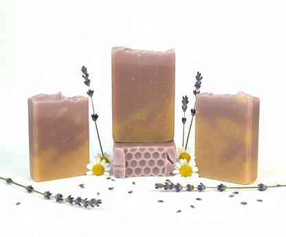 Lavender Chamomile Tallow & Goat Milk with Honey Soap
