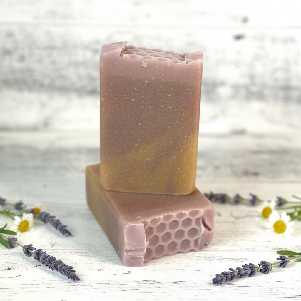 Lavender Chamomile Tallow & Goat Milk with Honey Soap