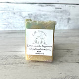 Lemon Lavender Peppermint Tallow Goat Milk & Honey Soap
