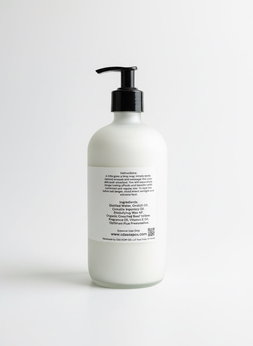 Vanilla Sandalwood Tallow & Ostrich Body Lotion