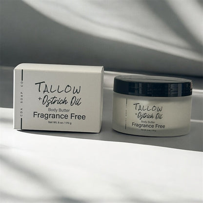 Fragrance Free Tallow & Ostrich Oil Body Butter