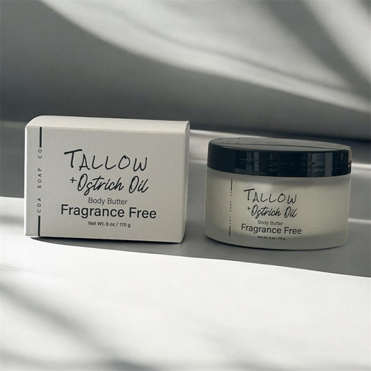 Fragrance Free Tallow & Ostrich Oil Body Butter