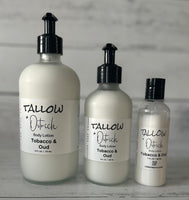Tobacco & Oud Tallow & Ostrich Oil Body Lotion