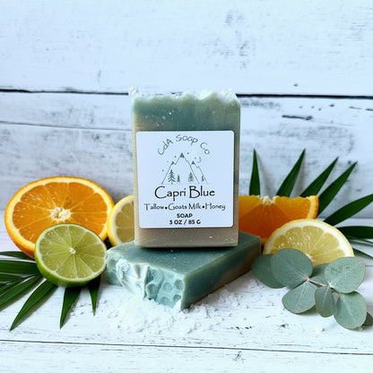 Capri Blue Tallow & Goat Milk W/ Honey Soap