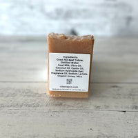 Amber Vanilla Blossom Tallow Goat Milk & Honey Soap