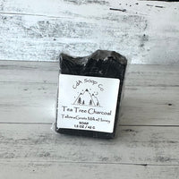 Tea tree Charcoal Tallow Goat Milk & Honey Soap