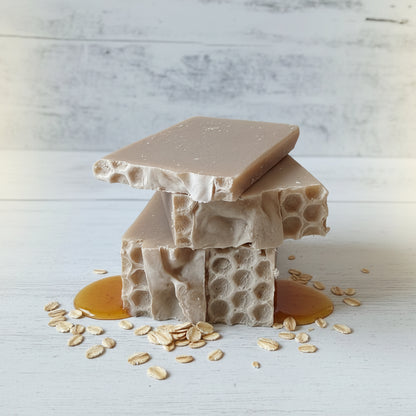 Scented Oatmeal Milk & Honey Tallow & Goat Milk W/ Honey Soap