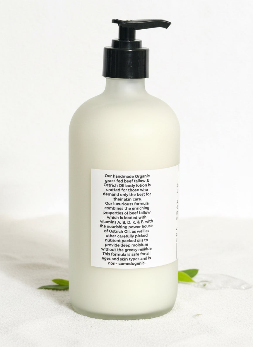 White bottle with black pump on a white background