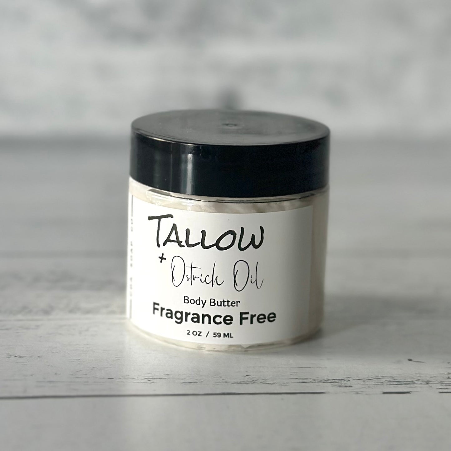 Fragrance Free Tallow & Ostrich Oil Body Butter