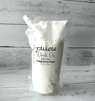 Fragrance Free Tallow & Ostrich Body Lotion