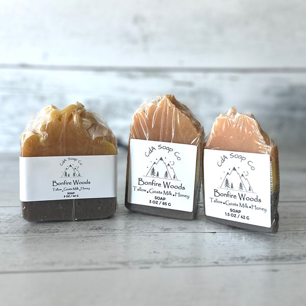Bonfire Woods Tallow Goat Milk & Honey Soap