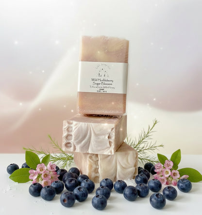 Wild Huckleberry Sugar Blossom Tallow Goat Milk & Honey Soap