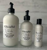 Sweet Orange Bergamot Tallow & Ostrich Oil Body Lotion