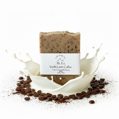 Tallow & Goat Milk W/ Honey Coffee Scrub Soap