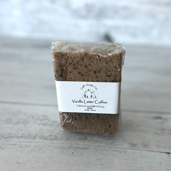 Tallow & Goat Milk W/ Honey Coffee Scrub Soap