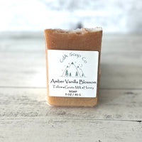 Amber Vanilla Blossom Tallow Goat Milk & Honey Soap