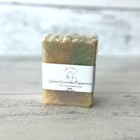 Lemon Lavender Peppermint Tallow Goat Milk & Honey Soap