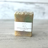 Lemon Lavender Peppermint Tallow Goat Milk & Honey Soap