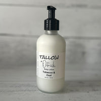 Tobacco & Oud Tallow & Ostrich Oil Body Lotion
