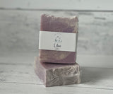 Lilac cold process soap