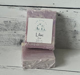 Lilac cold process soap