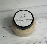 Juicy Papaya Mango Whipped Sugar Scrub