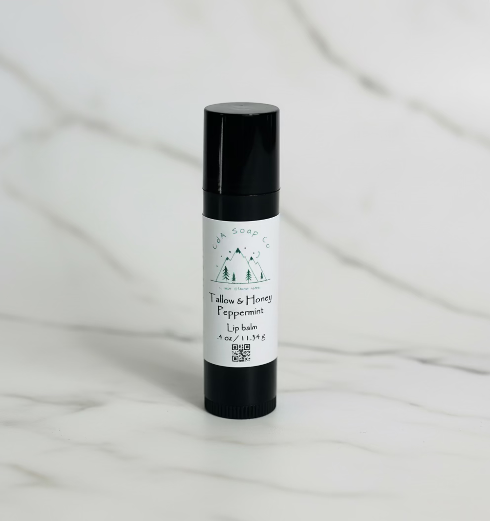 Peppermint Tallow & Honey Lip Balm
